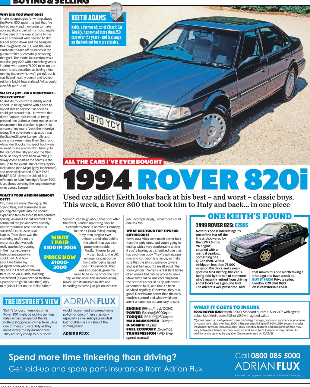 Classic Car Weekly Preview Pages