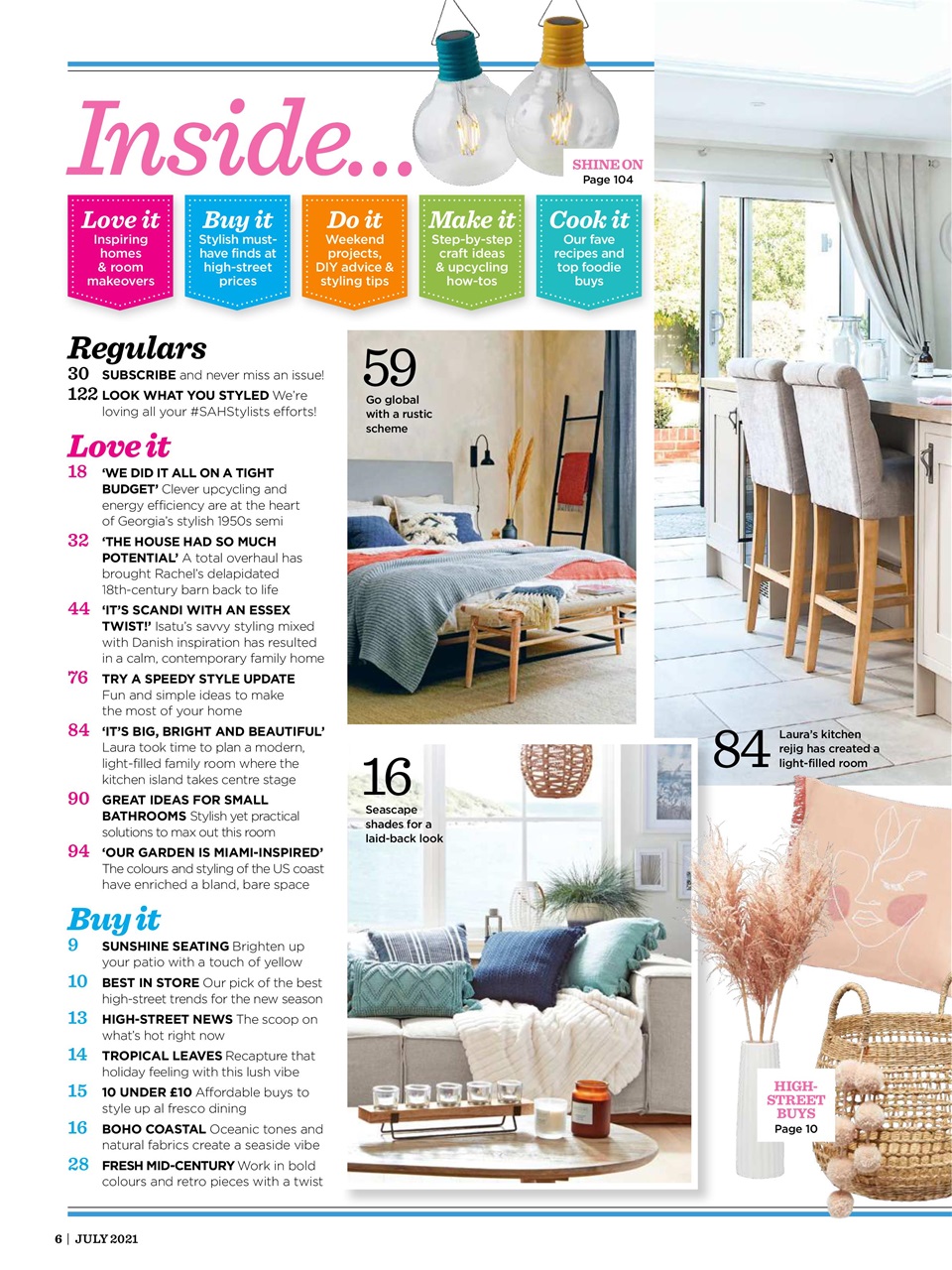 Style at Home Preview Pages