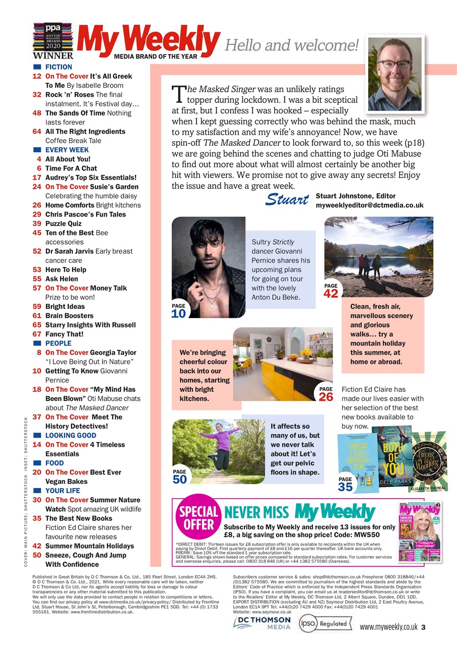 My Weekly Preview Pages