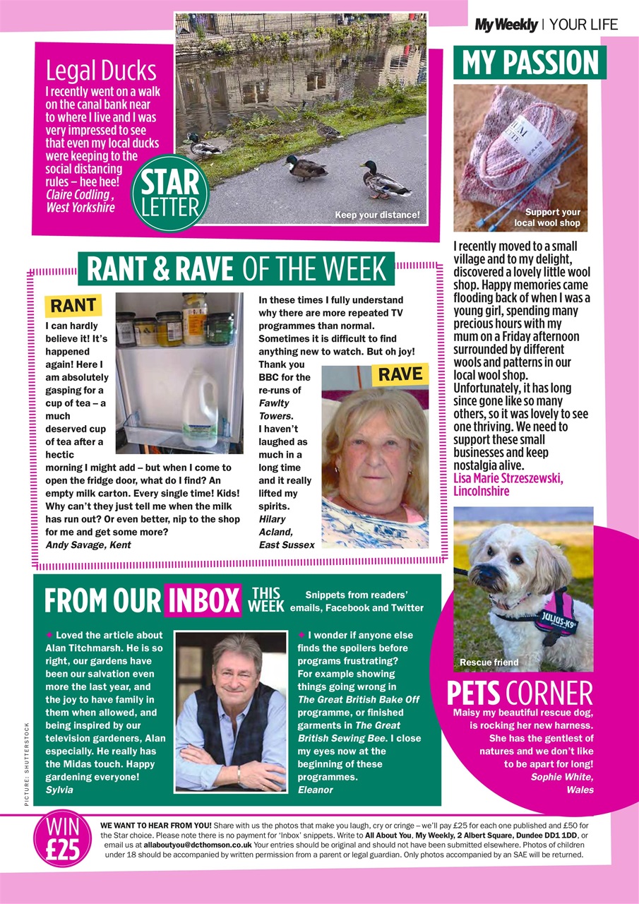 My Weekly Preview Pages