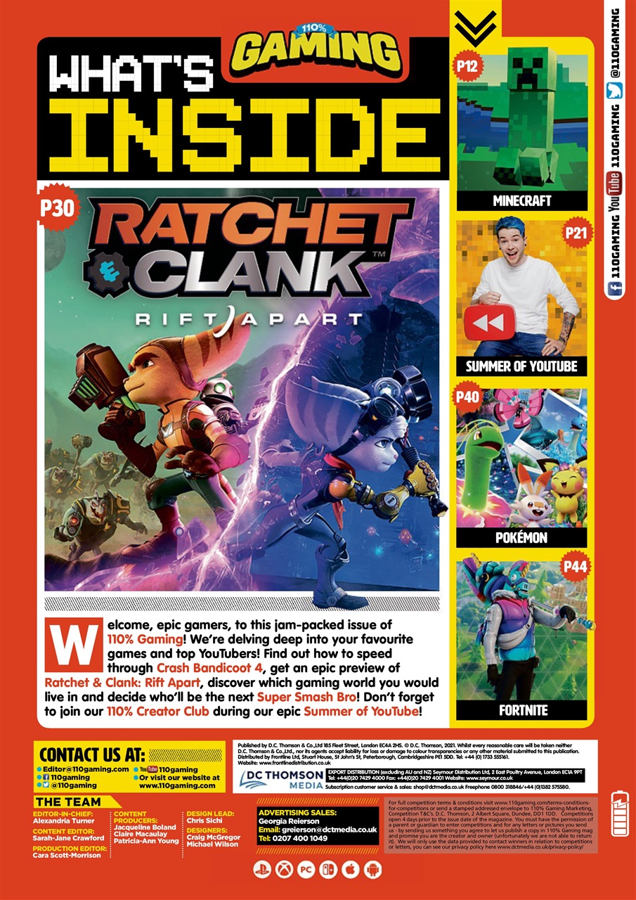 110% Gaming Preview Pages