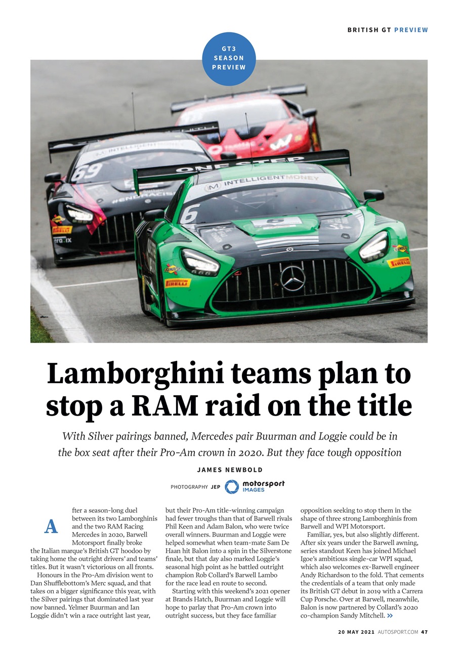 Autosport Preview Pages