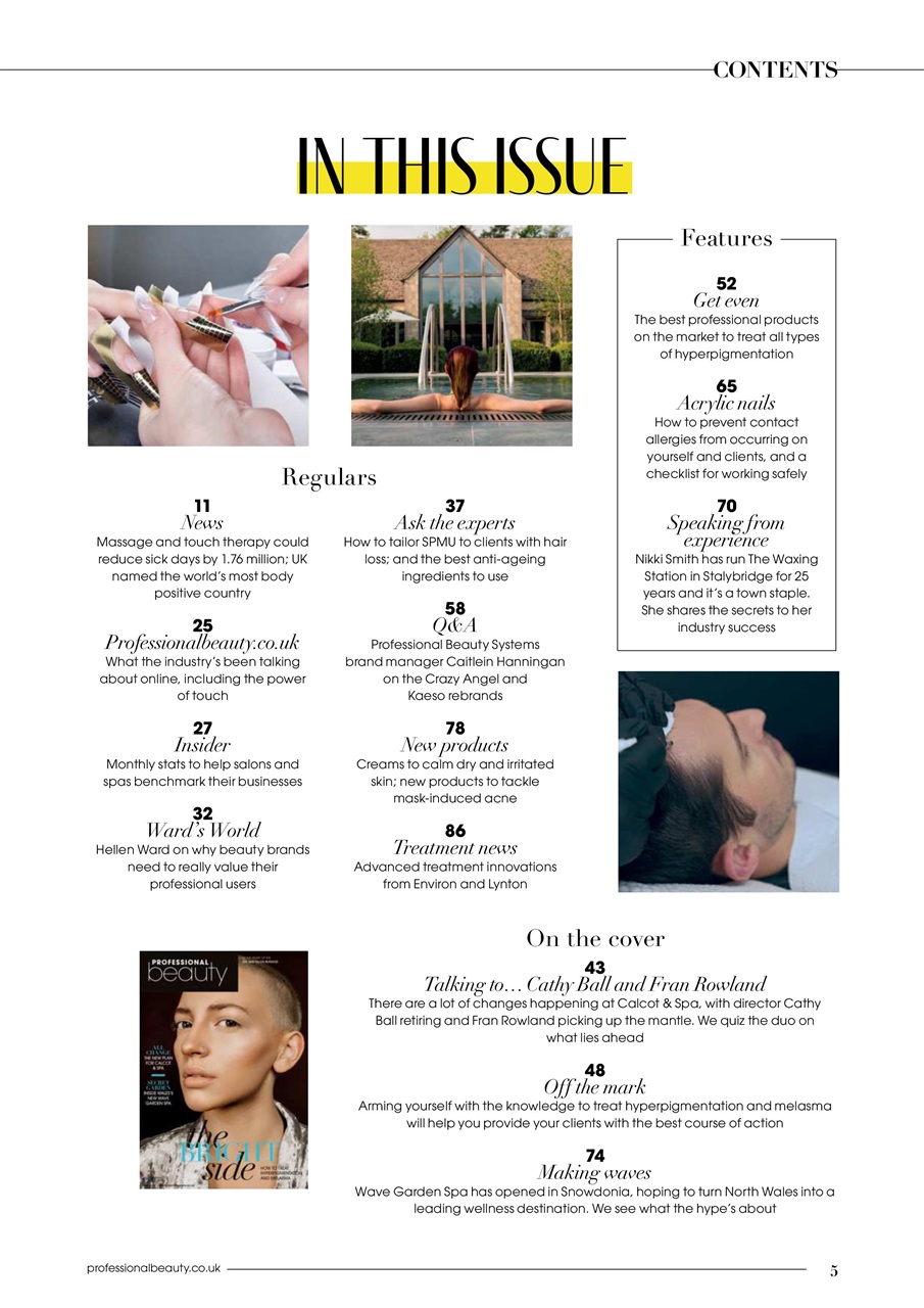 Professional Beauty Preview Pages