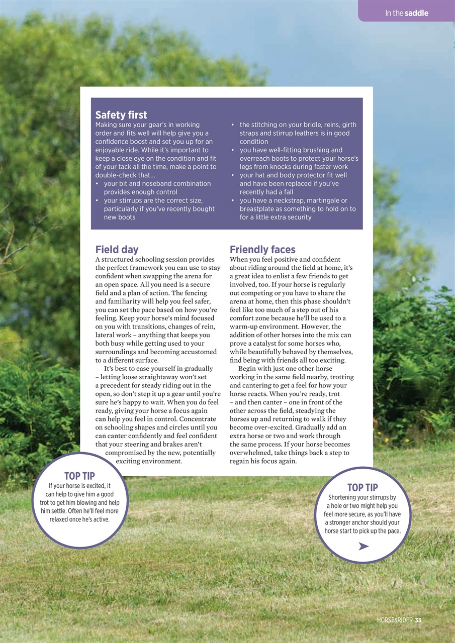 Horse&Rider Magazine - UK equestrian magazine for Horse and Rider Preview Pages