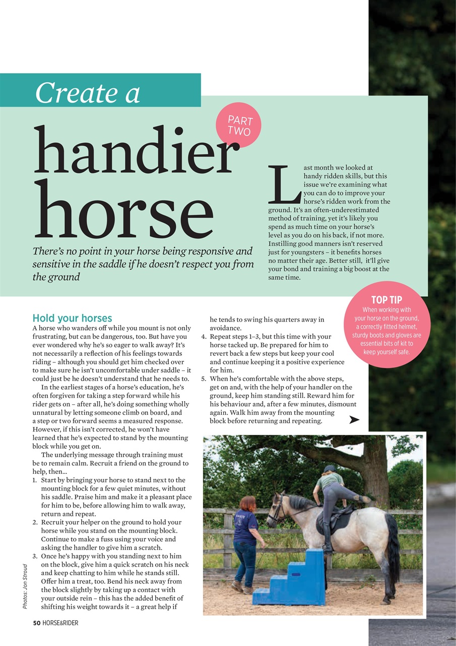 Horse&Rider Magazine - UK equestrian magazine for Horse and Rider Preview Pages