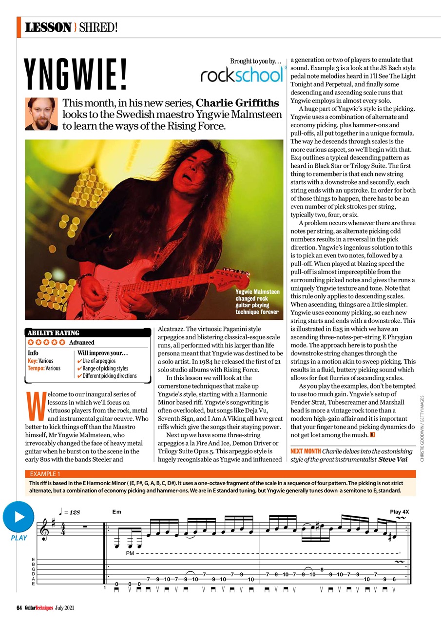 Guitar Techniques Preview Pages