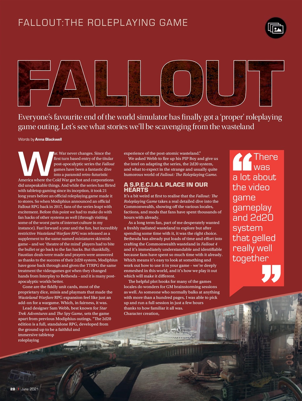 Tabletop Gaming Preview Pages