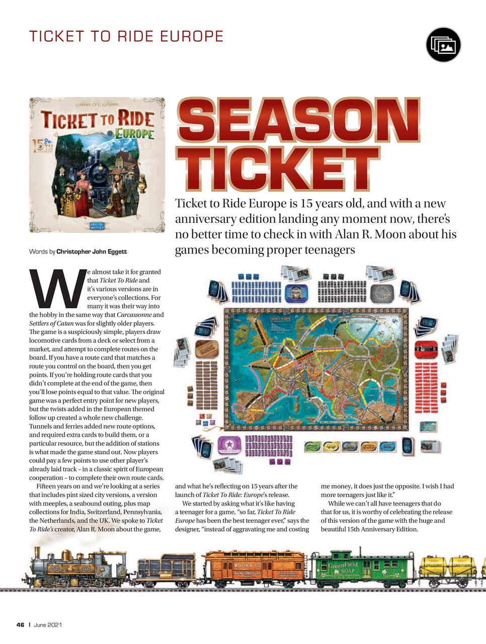 Tabletop Gaming Preview Pages