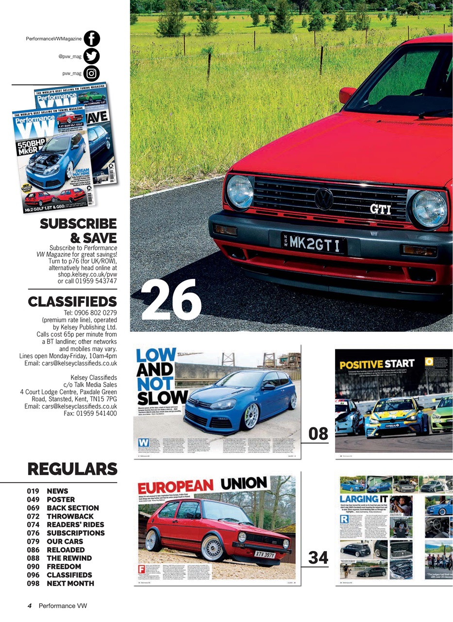 Performance VW Preview Pages