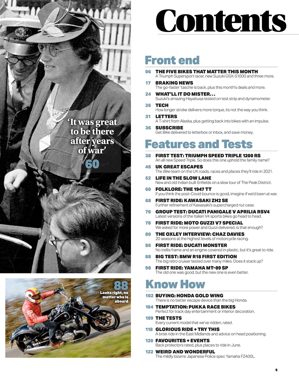 Bike Preview Pages