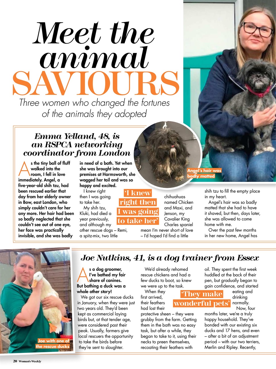 Woman's Weekly Preview Pages