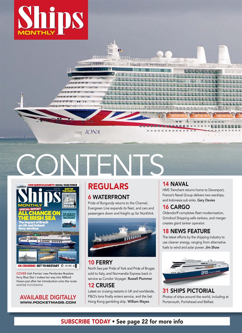 Ships Monthly Preview Pages
