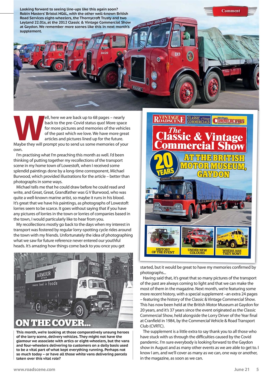 Vintage Roadscene Preview Pages
