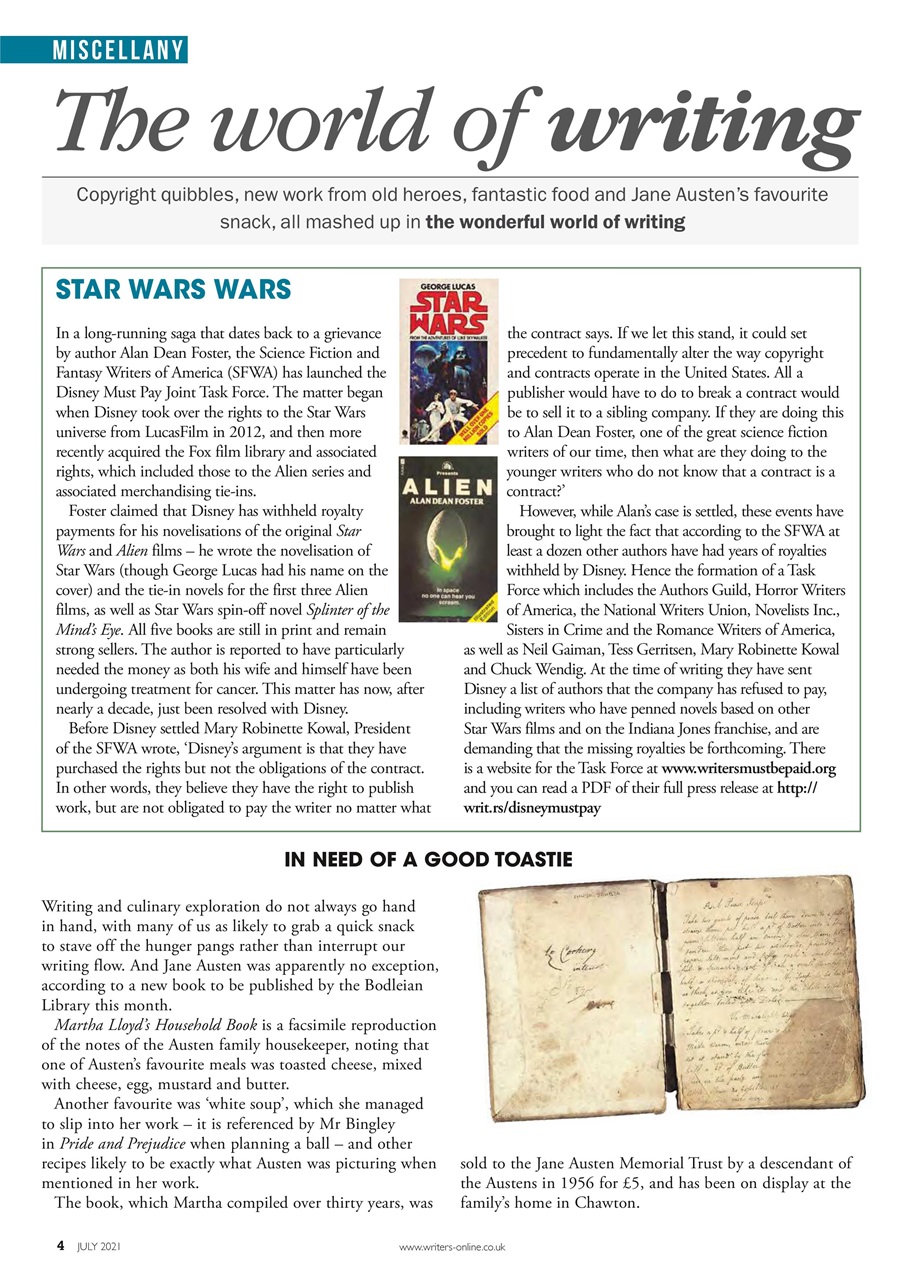 Writing Magazine Preview Pages