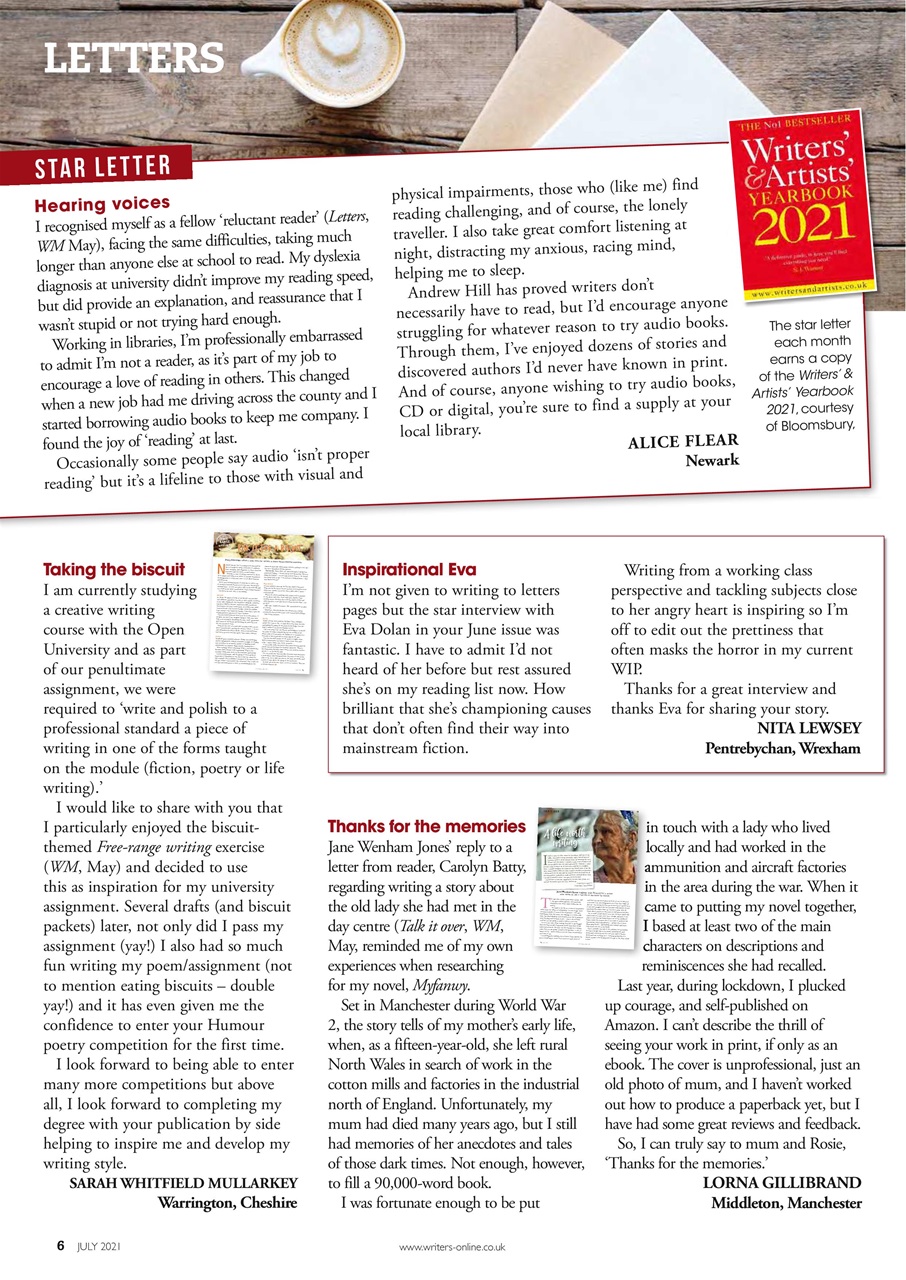 Writing Magazine Preview Pages