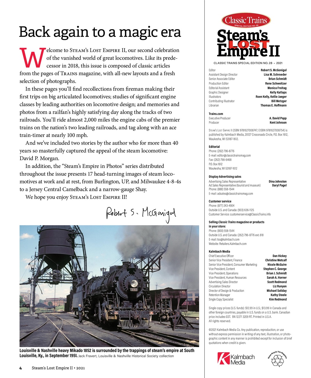Classic Trains Preview Pages