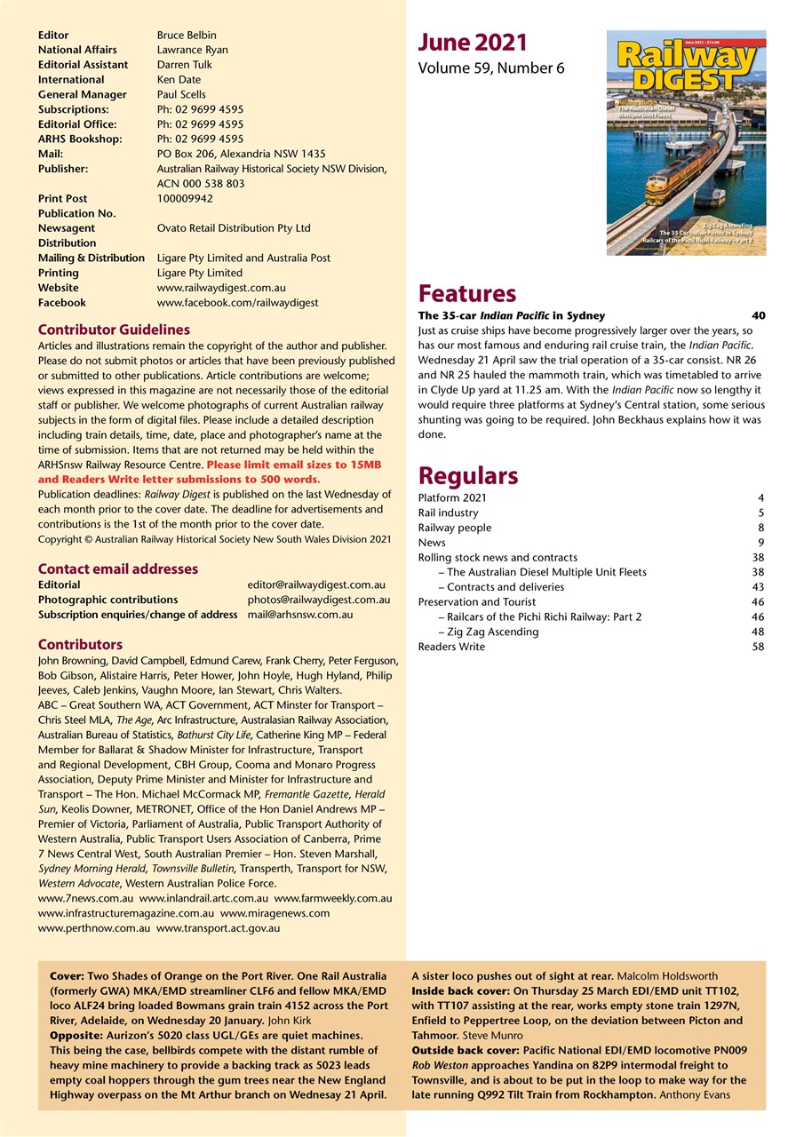 Railway Digest Preview Pages