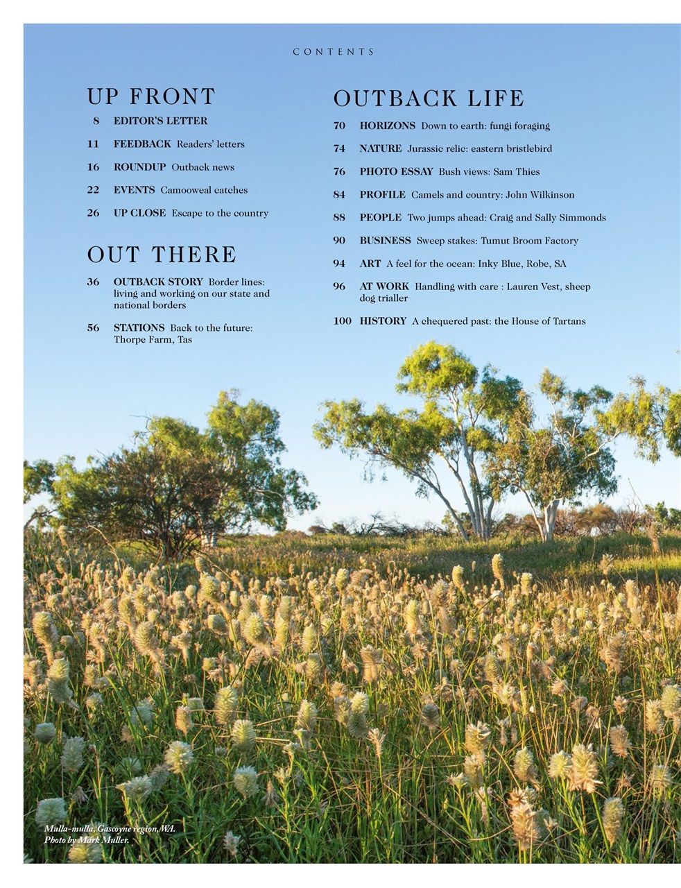 OUTBACK Magazine Preview Pages