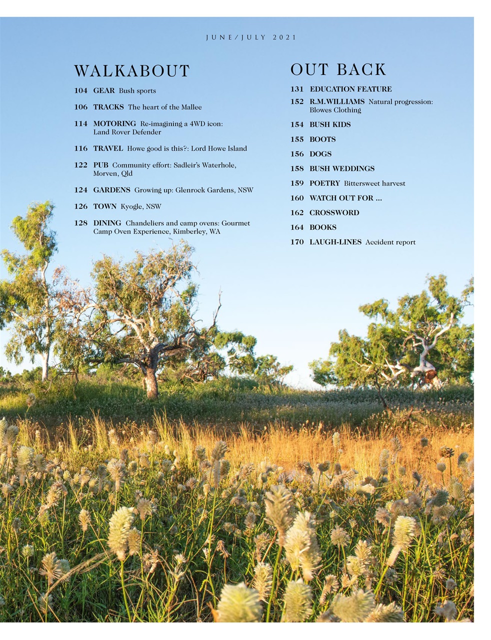 OUTBACK Magazine Preview Pages