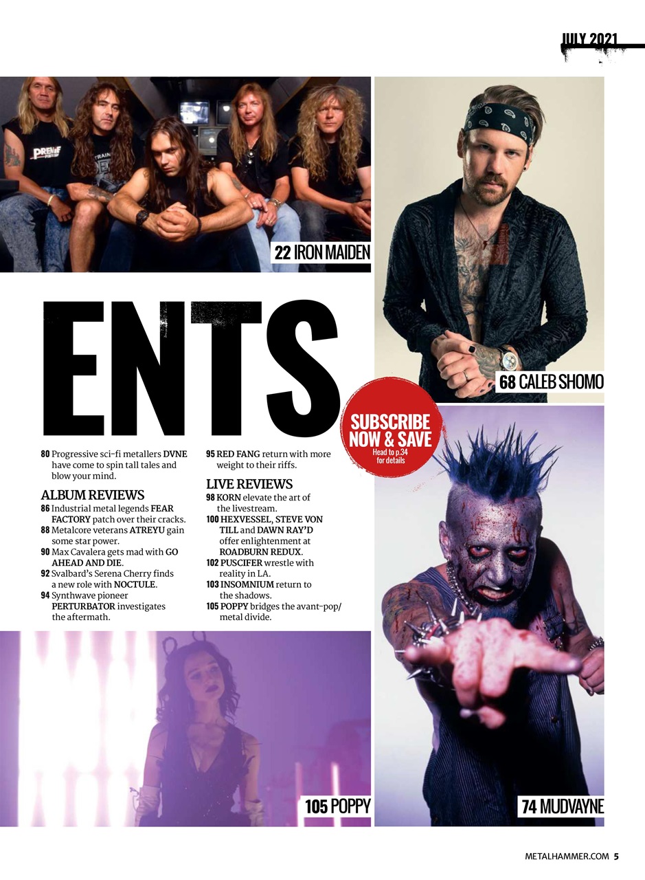 Metal Hammer Preview Pages