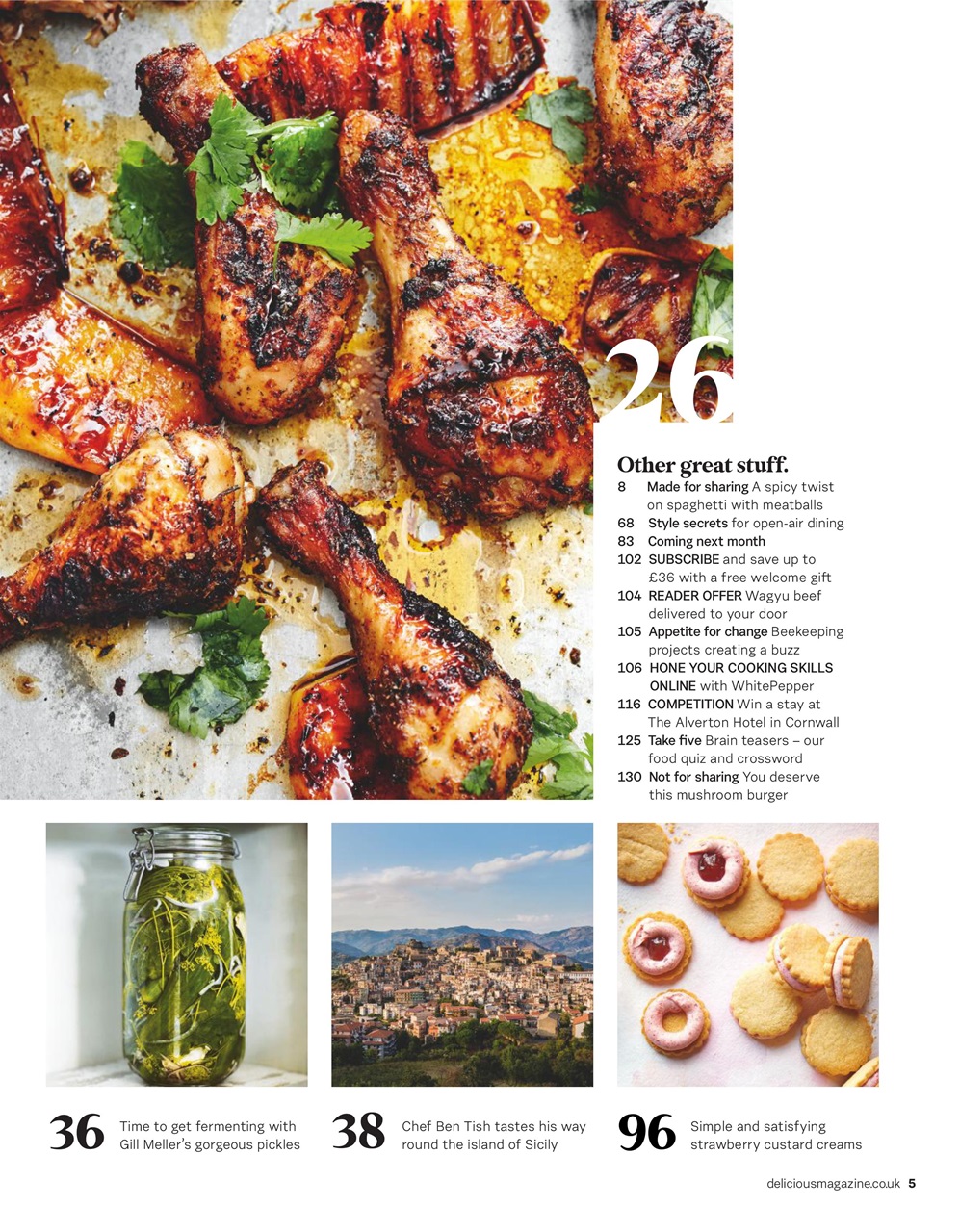 delicious. Magazine Preview Pages