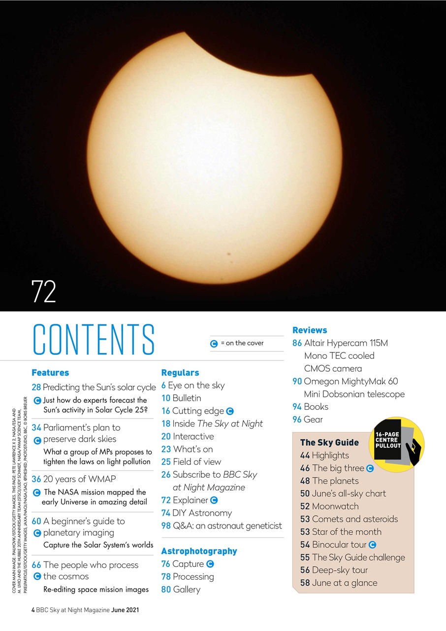 BBC Sky at Night Magazine Preview Pages