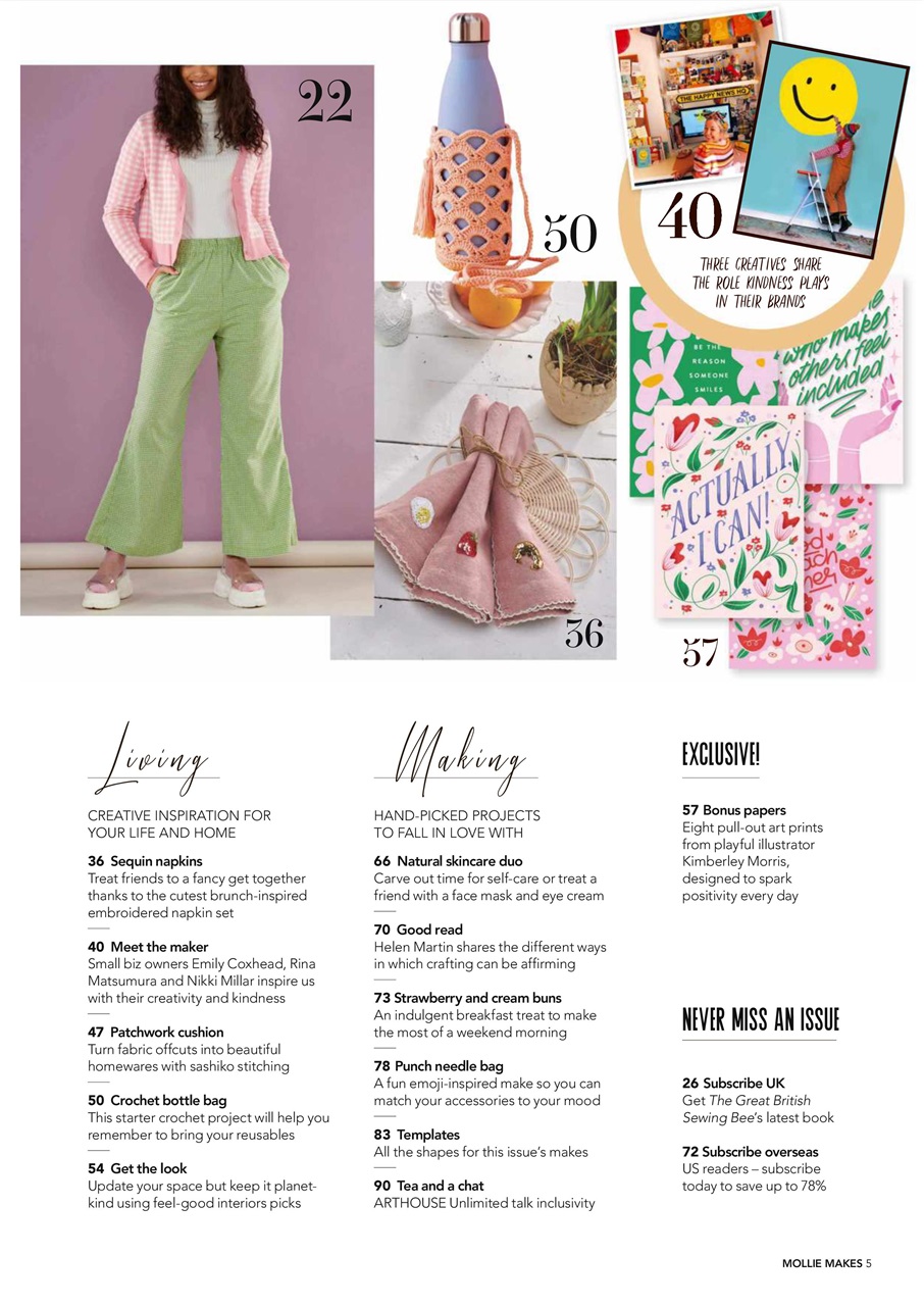 Mollie magazine Preview Pages