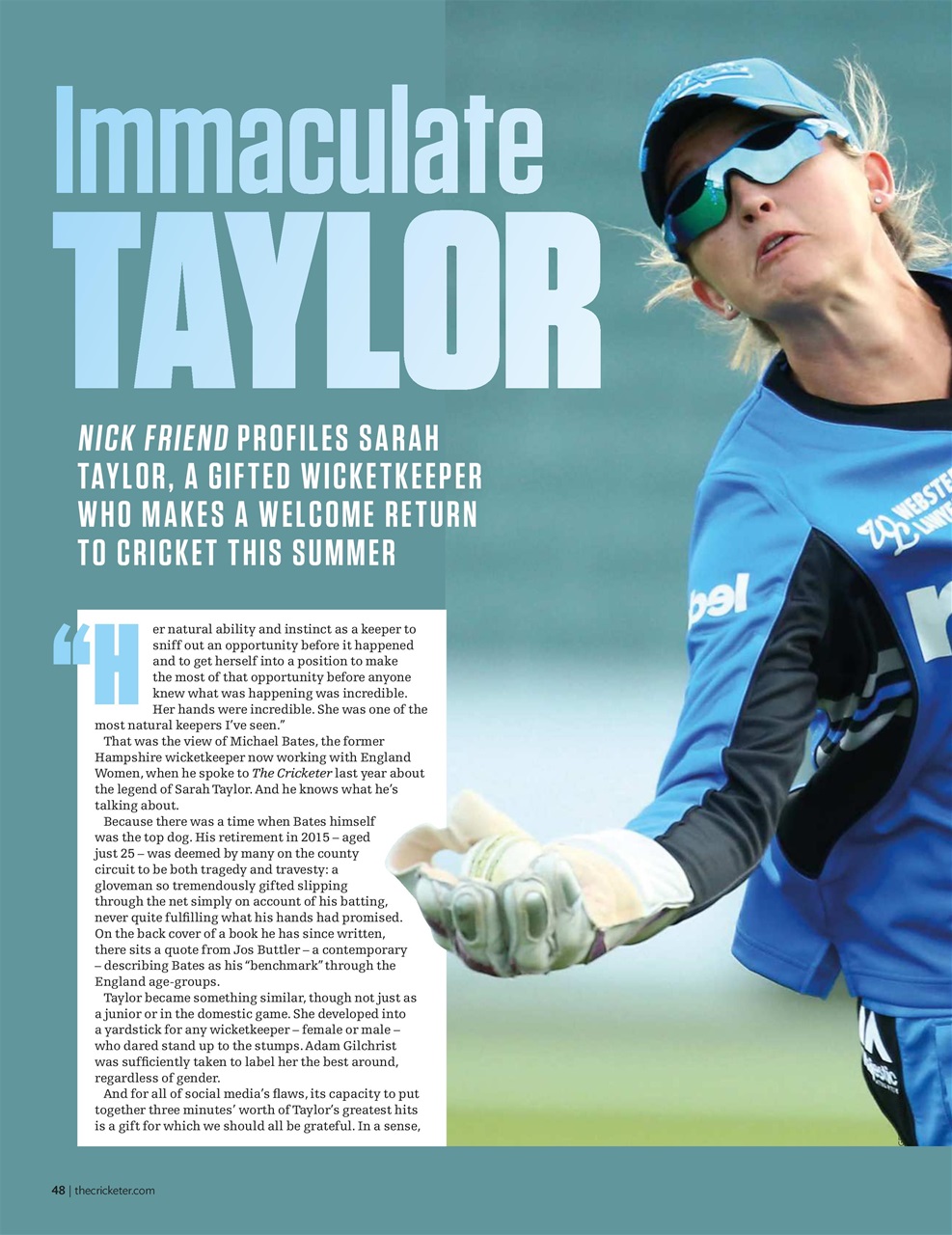 The Cricketer Magazine Preview Pages