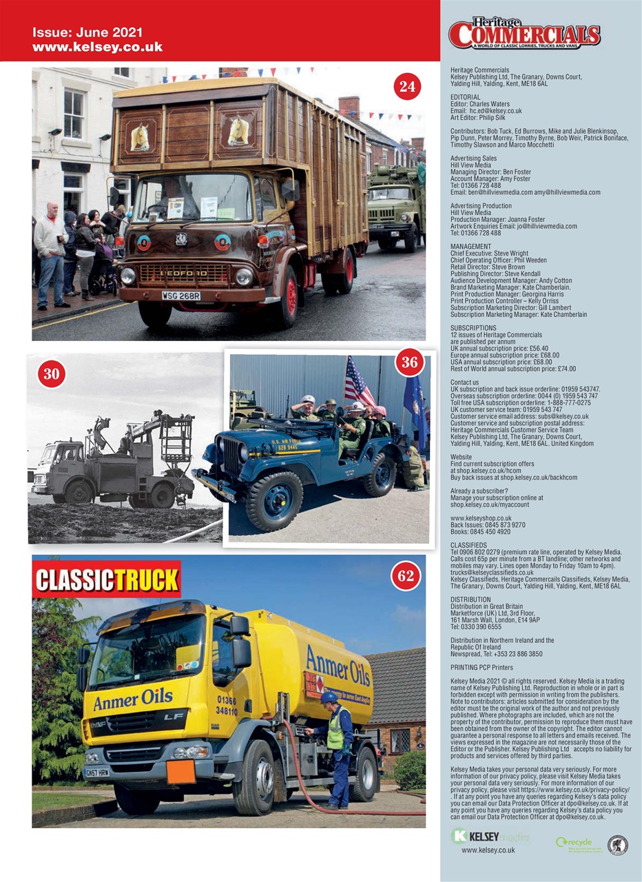 Heritage Commercials Magazine Preview Pages