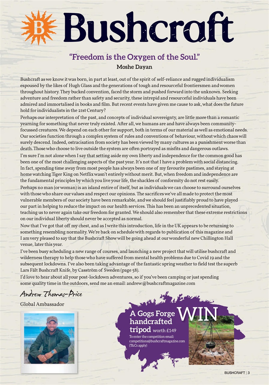 Bushcraft & Survival Skills Magazine Preview Pages