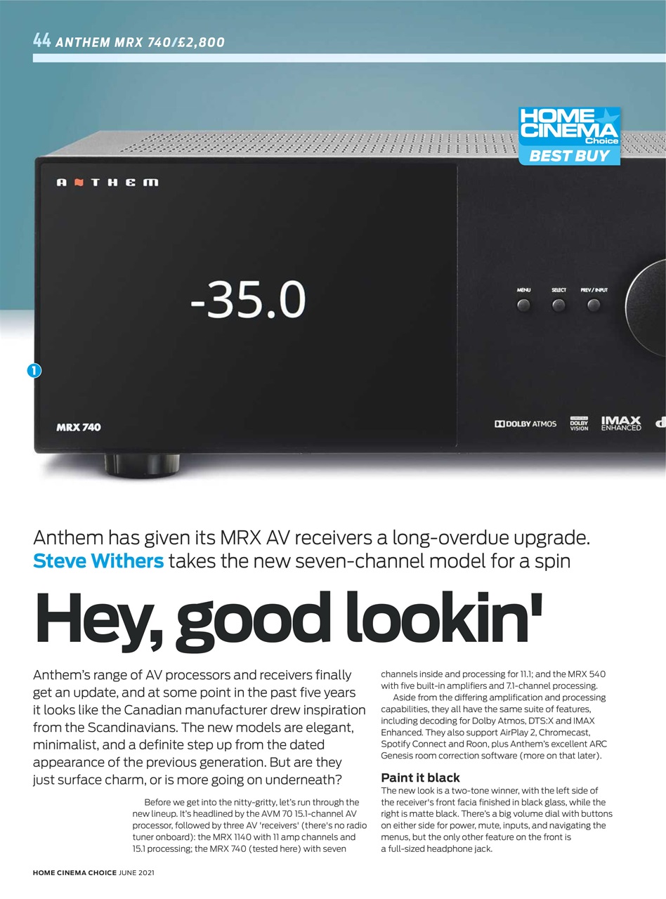 Home Cinema Choice Preview Pages
