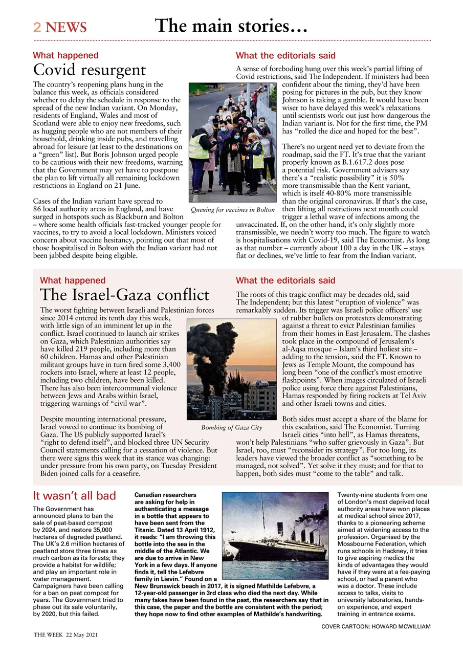 The Week Preview Pages