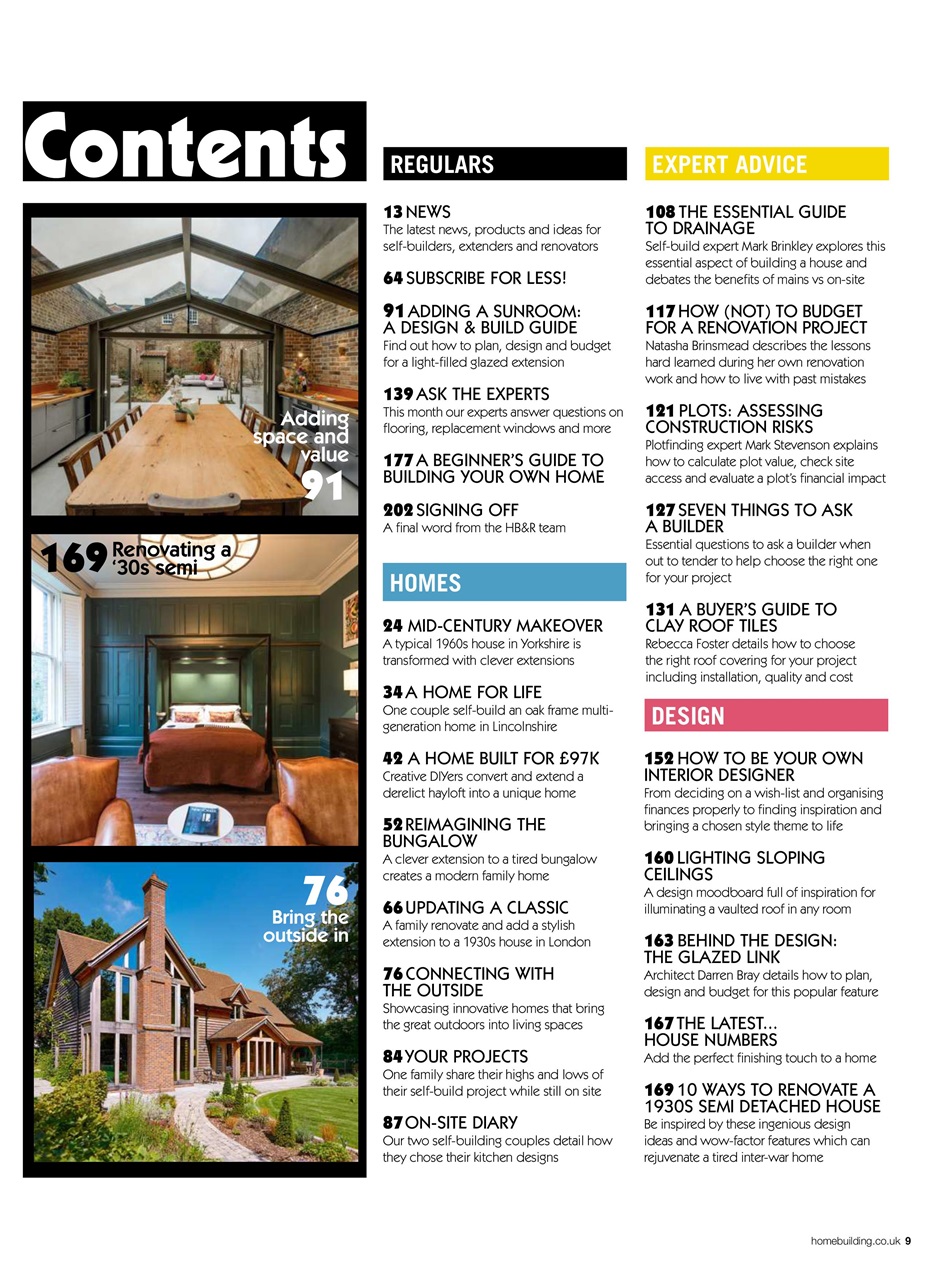 Homebuilding & Renovating Magazine Preview Pages