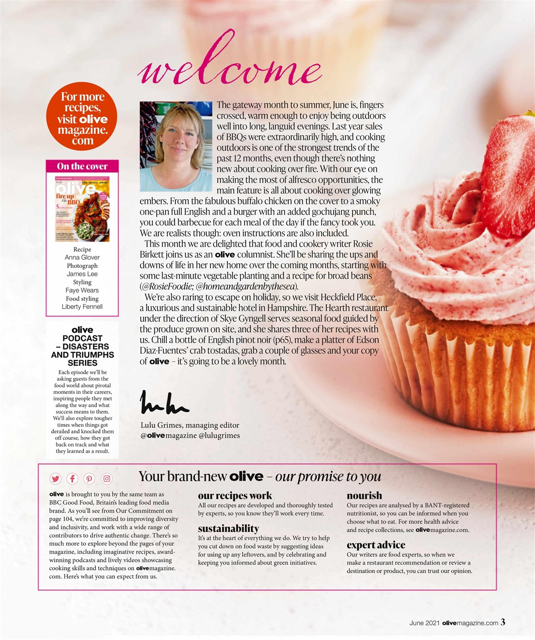 Olive Magazine Preview Pages