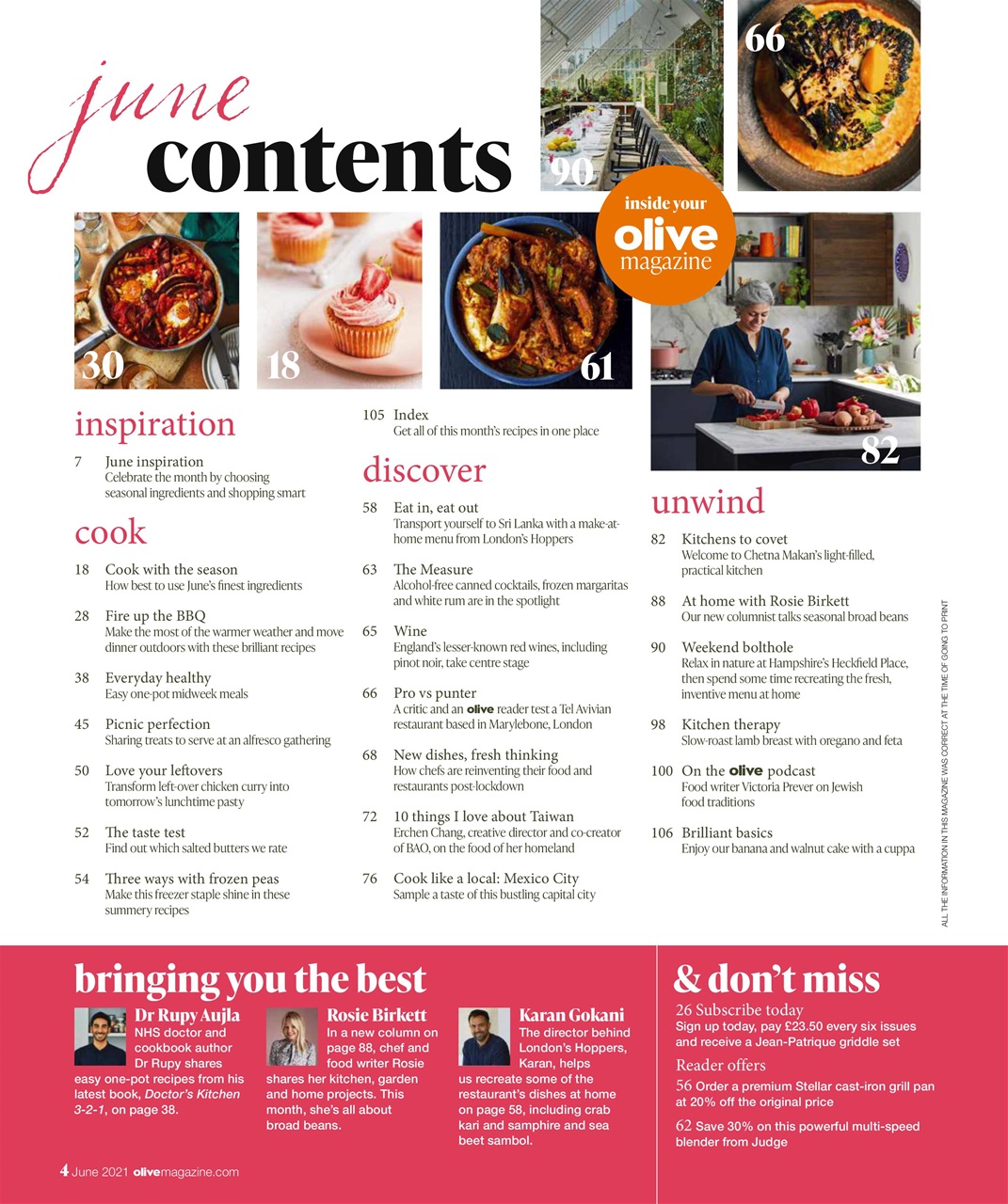 Olive Magazine Preview Pages