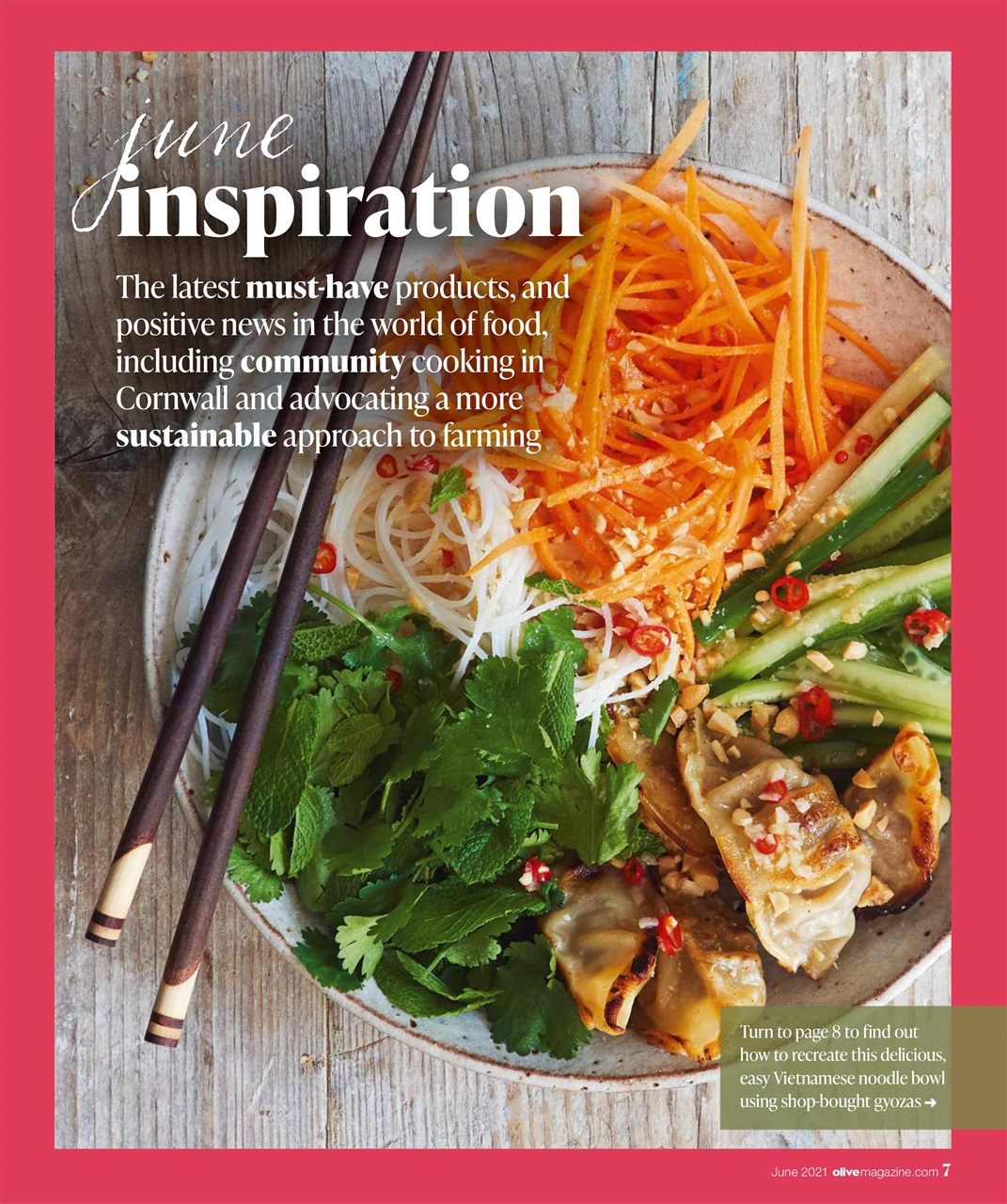 Olive Magazine Preview Pages