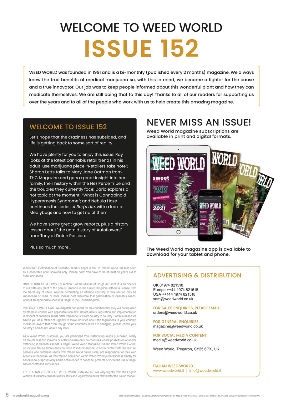 Weed World Preview Pages