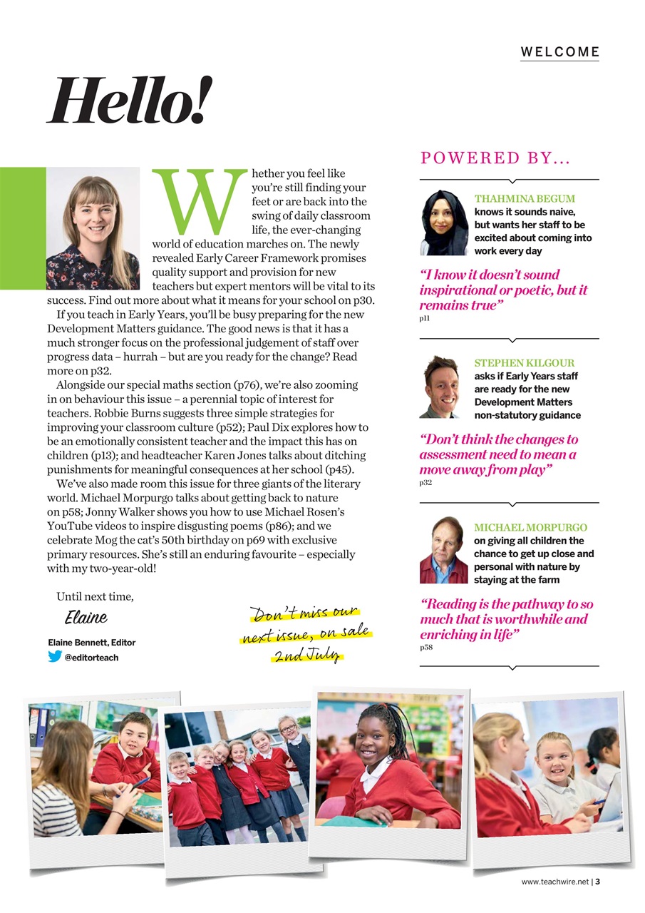 Teach Primary Preview Pages