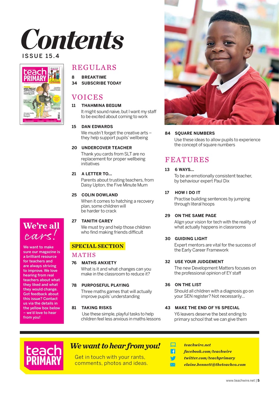 Teach Primary Preview Pages