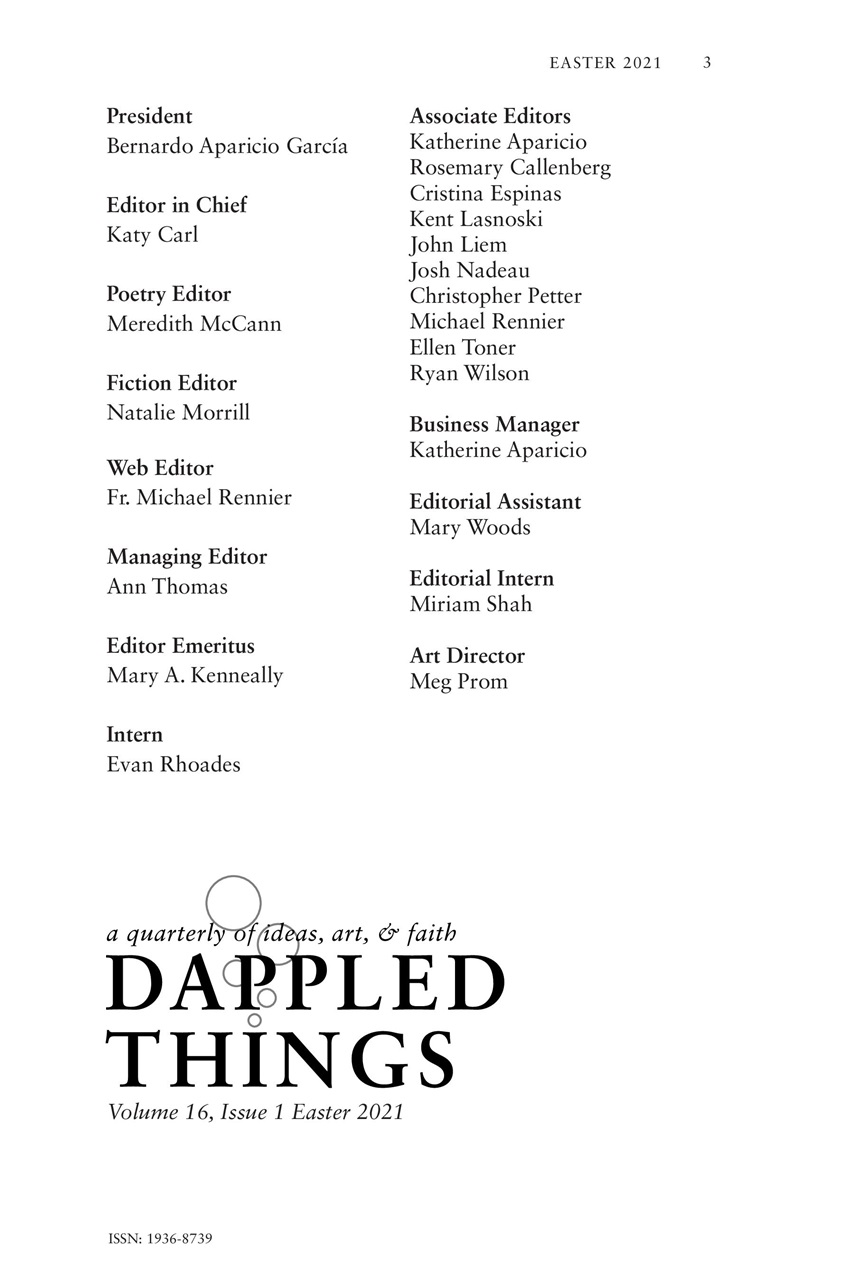 Dappled Things Preview Pages