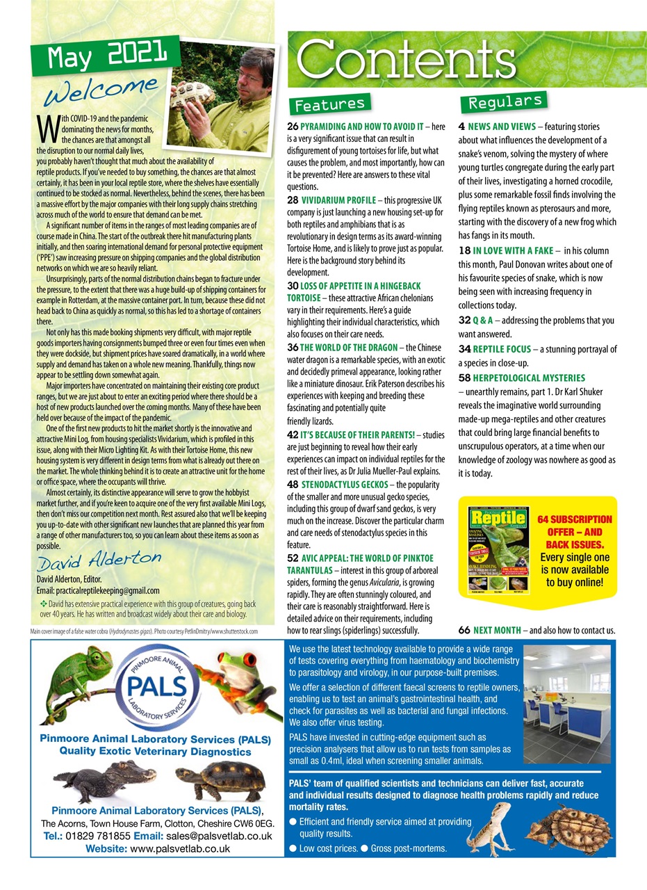 Practical Reptile Keeping Preview Pages