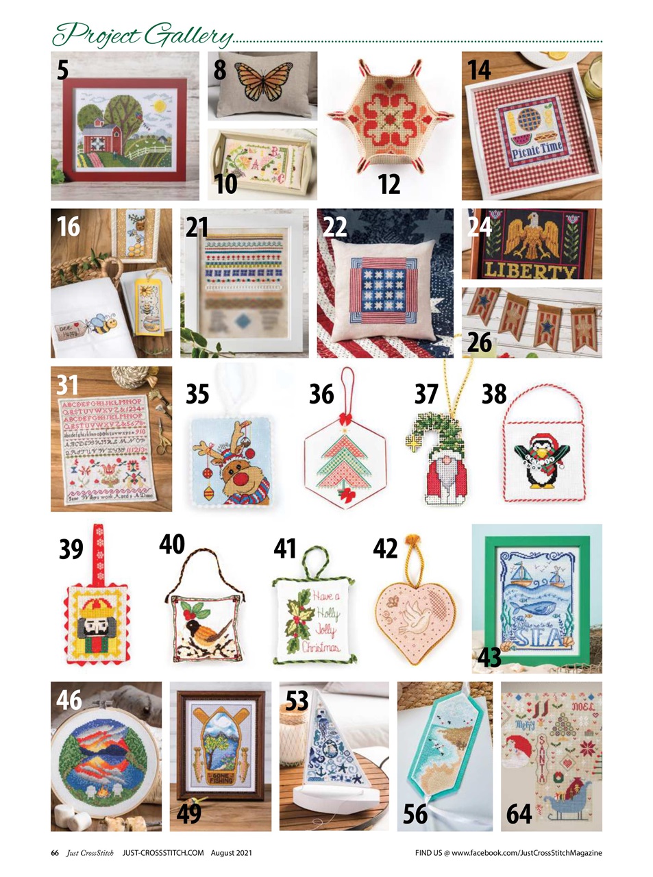 Just CrossStitch Preview Pages