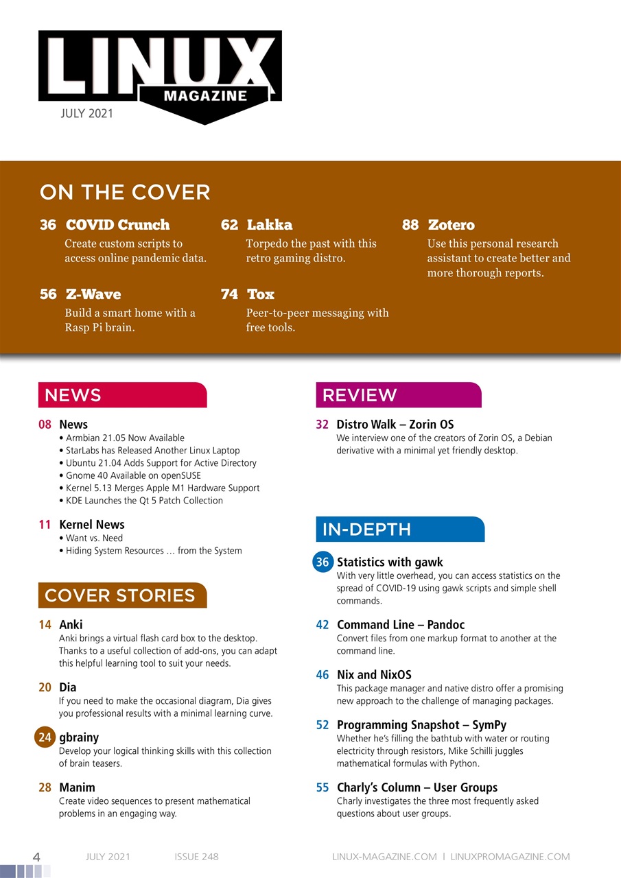 Linux Magazine Preview Pages