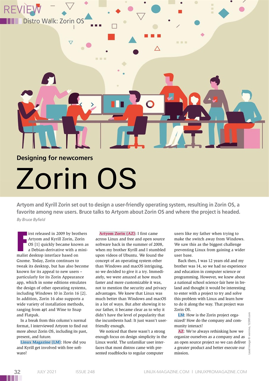 Linux Magazine Preview Pages