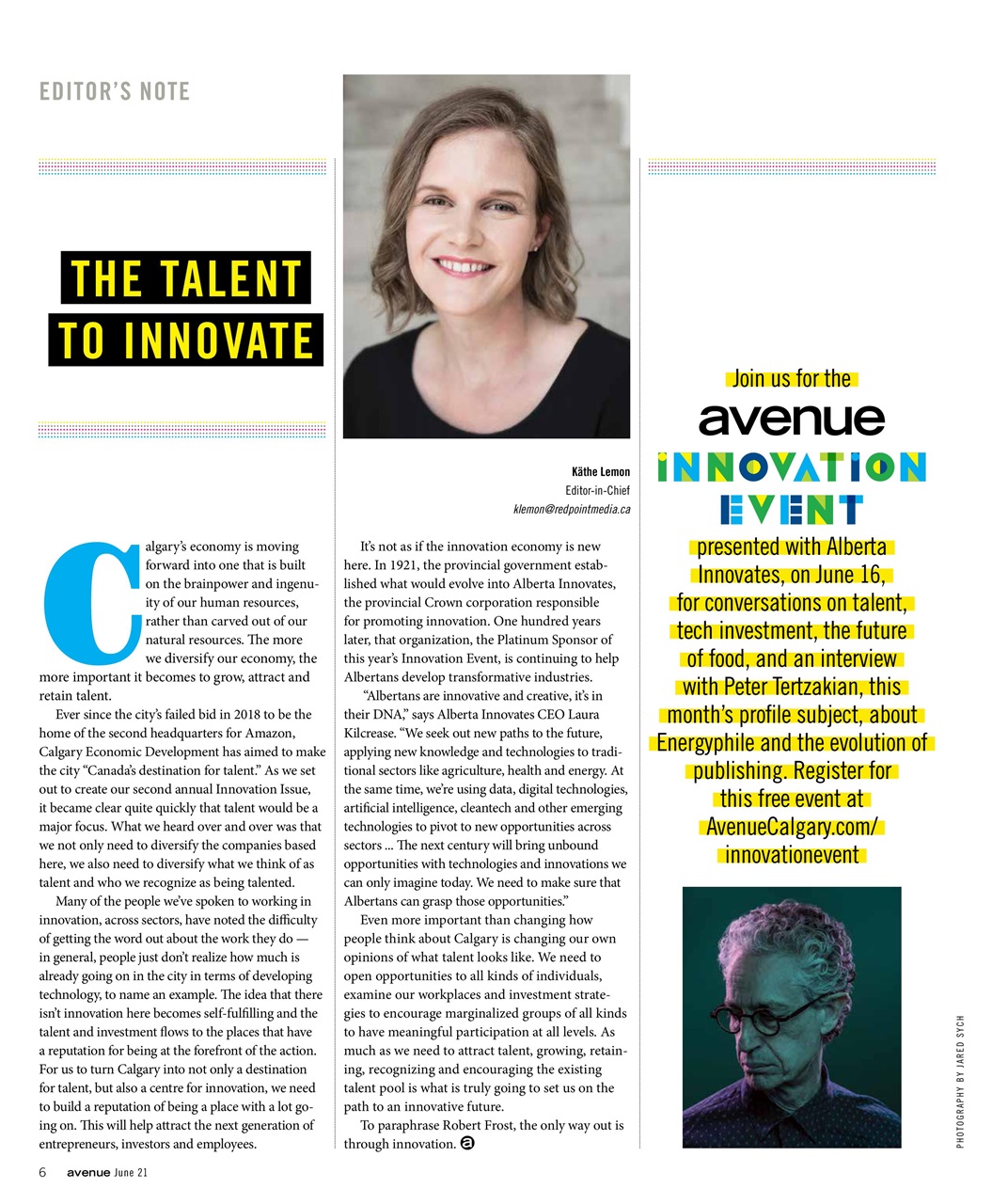 Avenue Calgary Preview Pages