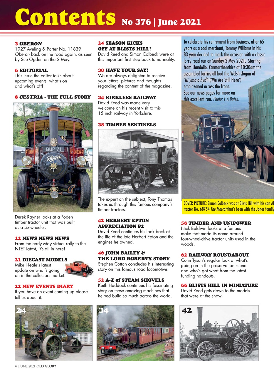 Old Glory Magazine Preview Pages