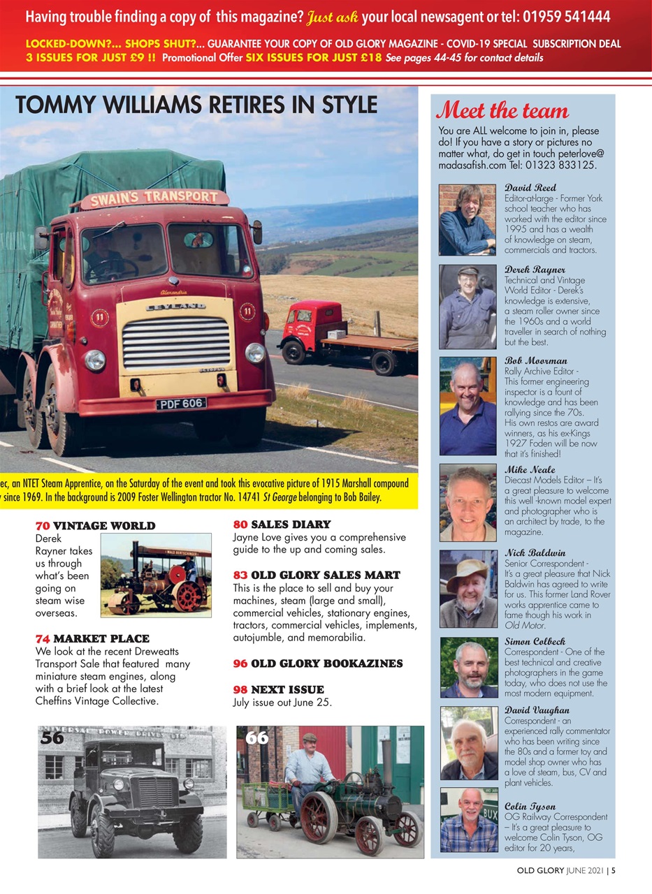 Old Glory Magazine Preview Pages