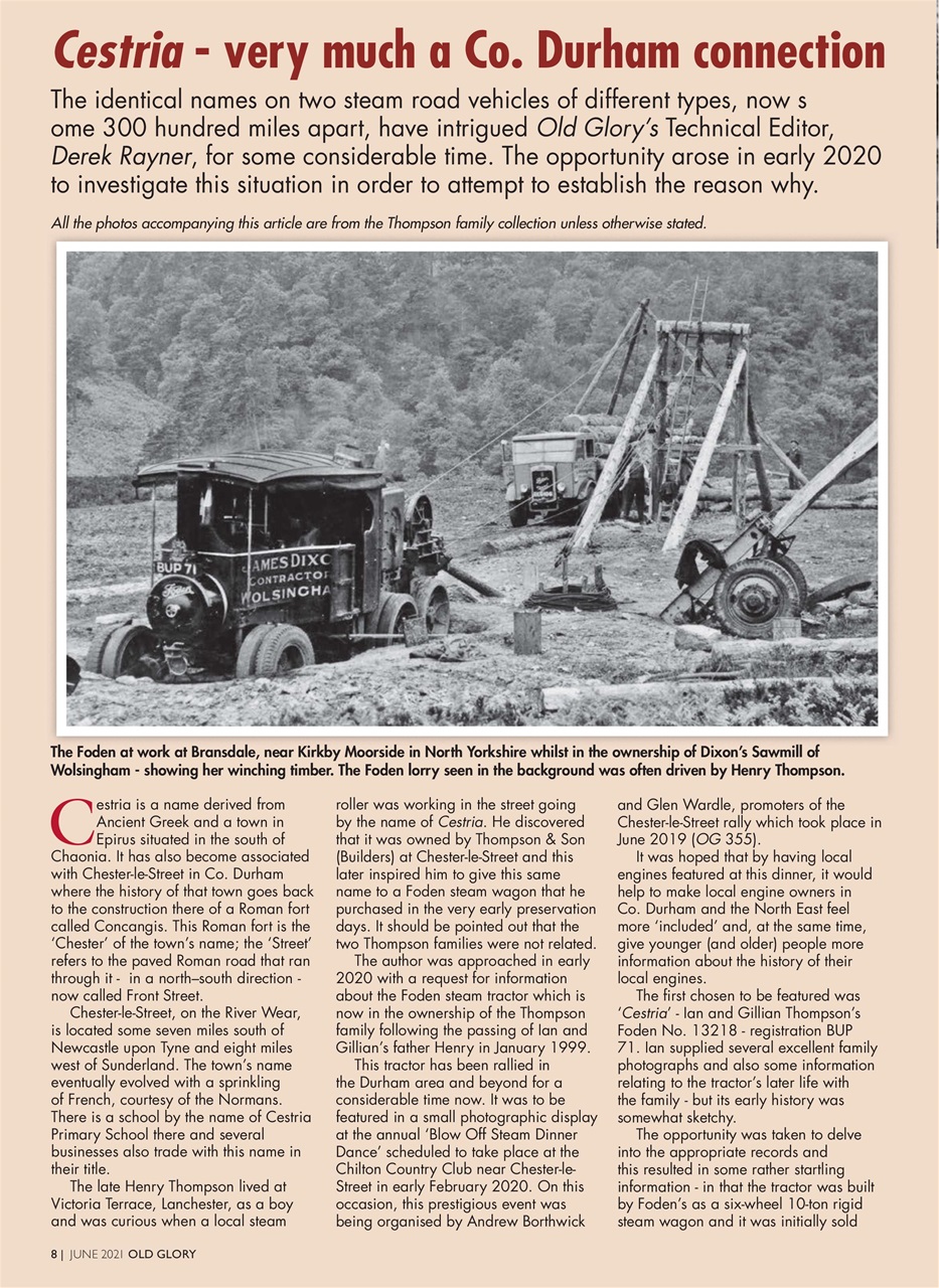 Old Glory Magazine Preview Pages