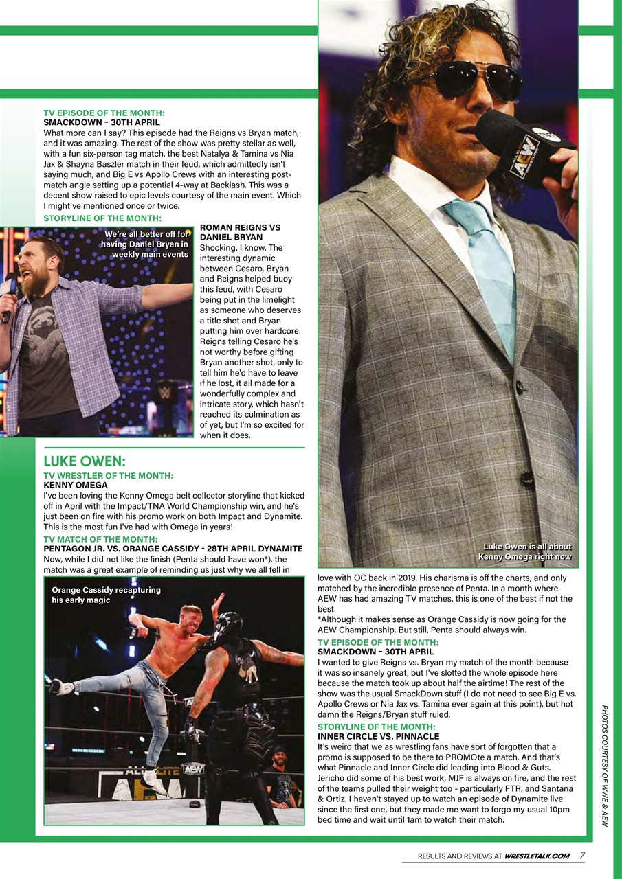 Wrestletalk Magazine Preview Pages