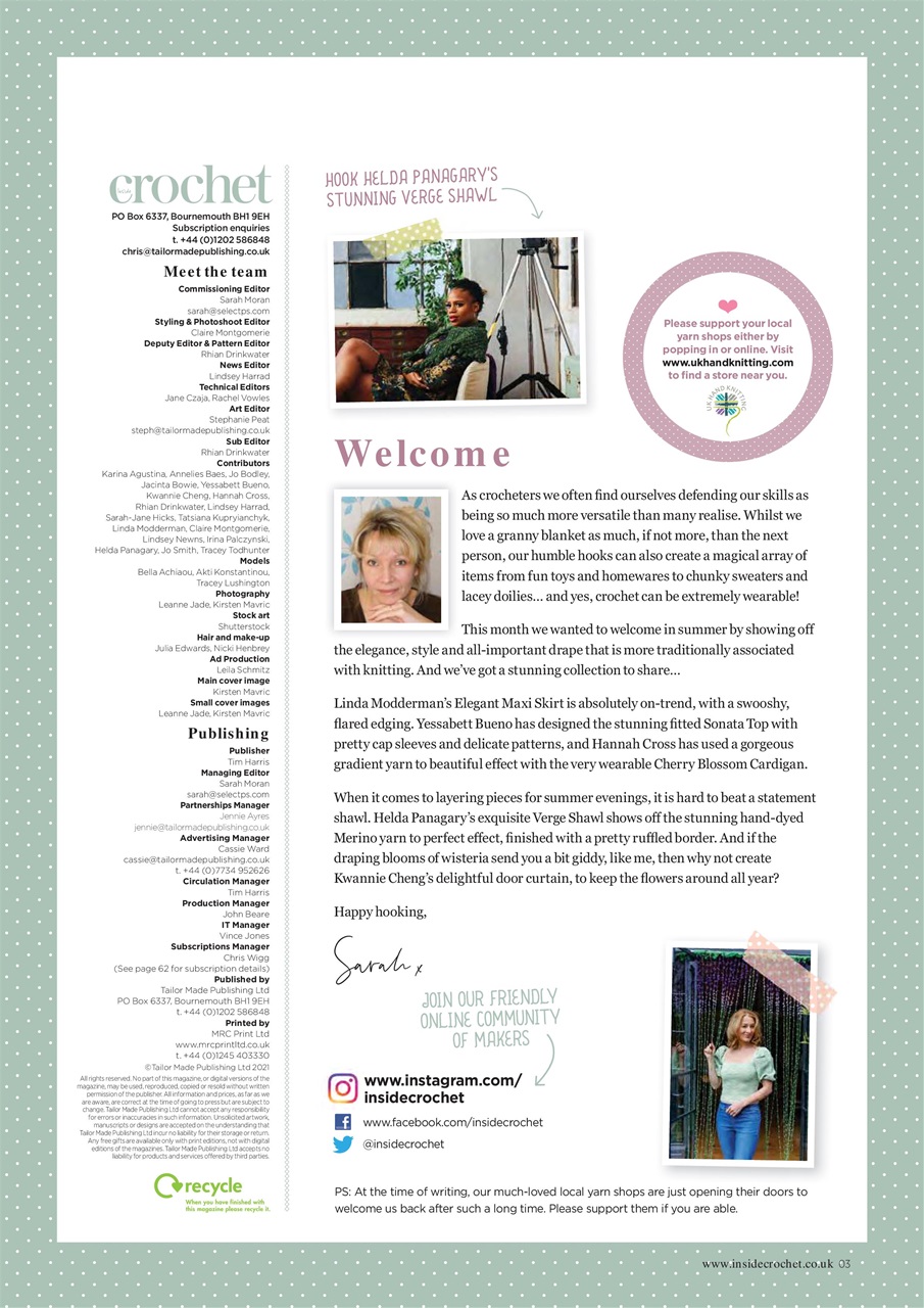 Inside Crochet Preview Pages